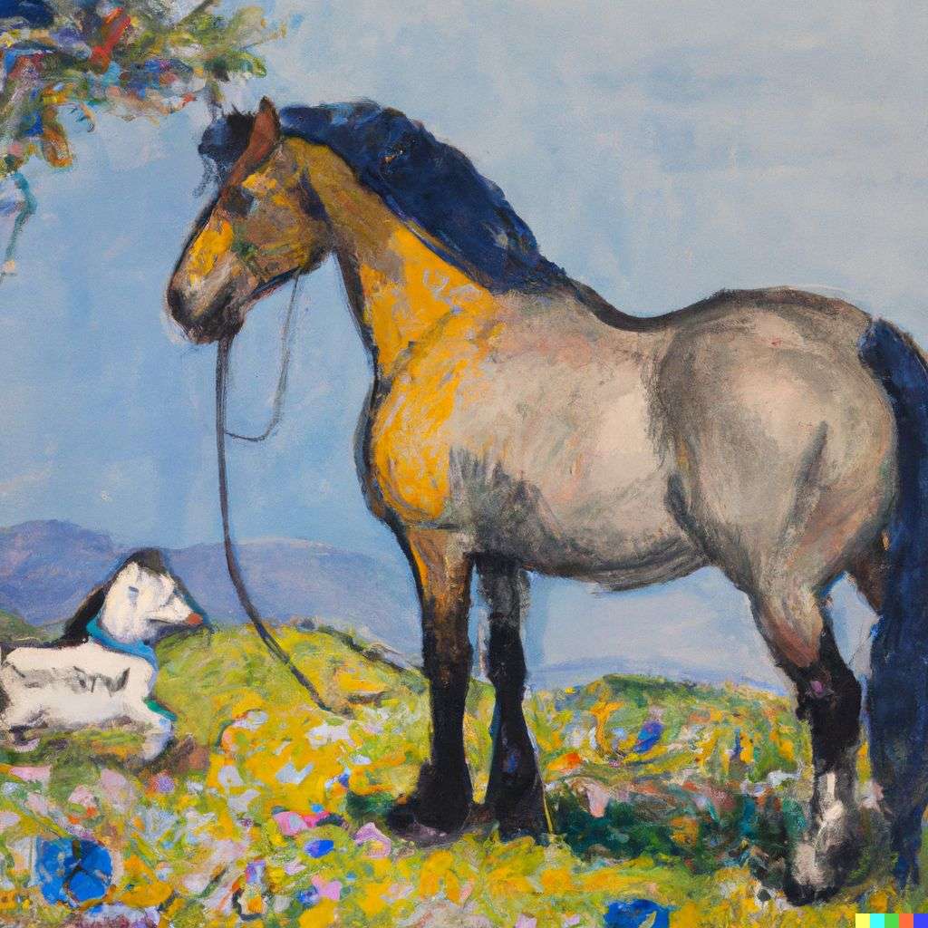 a horse, by Beatrix Potter